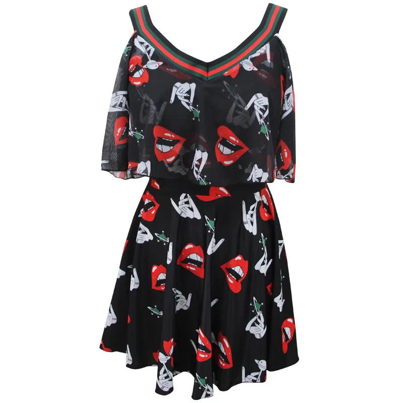 

Large Size Bathing Suit 2019 Large GIRL'S New Style Bathing Suit Sexy Push up Dress-J Boxer Large Size Bathing Suit