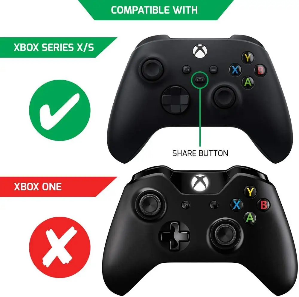 Bateria Recarregável para Xbox Series s x Cabo de Carregamento tipo c Controladores de Jogo sem Fio Baterias de Substituição 2x 2.5m - Image 4