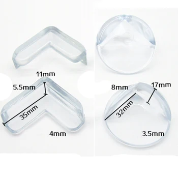 

Baby Safety Angle Protection Table Corner Transparent Cover Edge Corner Guard home Protect Security Anti-Collision 20pcs