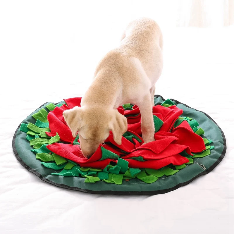 Нюхательный коврик для собак Pet Noseworking Puzzle игрушка для кормления моющийся коврик для развития естественных способностей кормушки для домашних животных