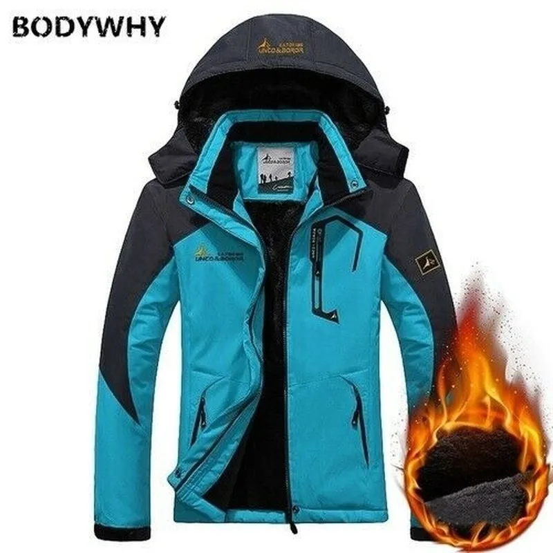 2020 New Women Autumn Winter Windproof Waterproof Fleece Coat Fashion Warm Snowboard Outdoor Hiking Jacket Minimalist Outwear | Женская