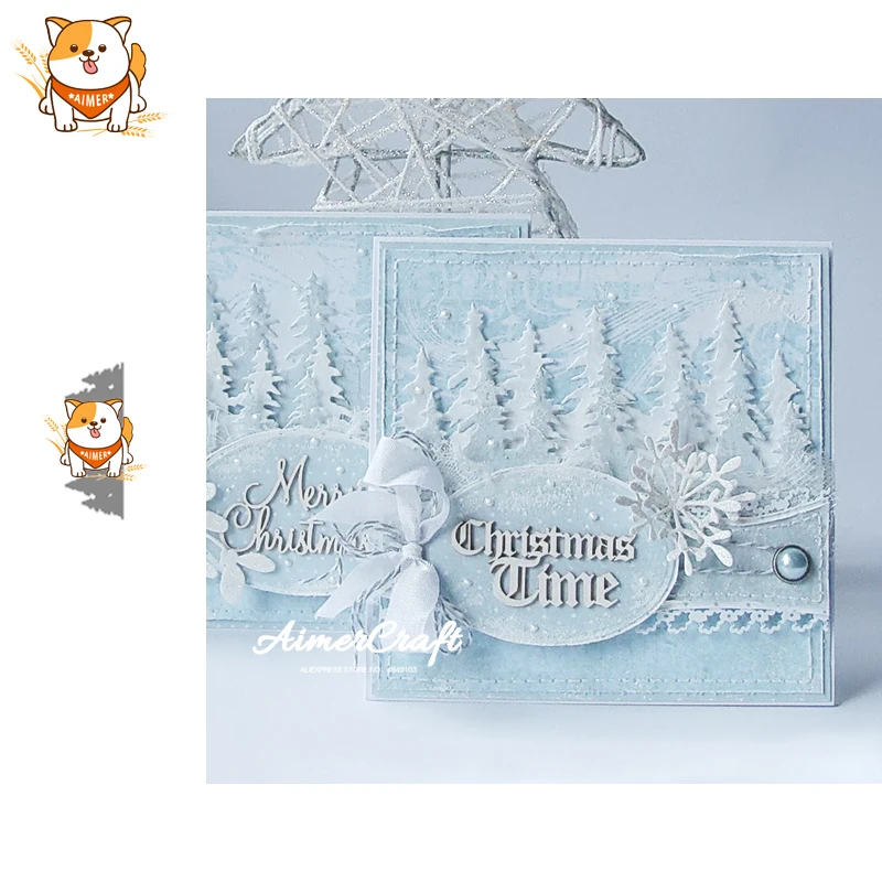 

Christmas Tree Metal Cutting Dies Scrapbooking Stencil DIY Decorative Embossing Craft Die Cuts Card Making New Dies For 2019