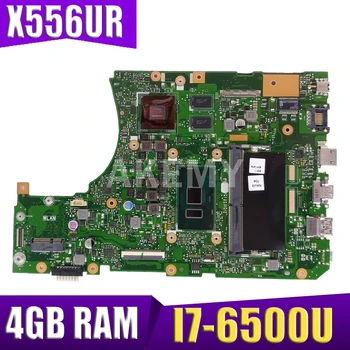 شراءAkemy جديد! X556UJ X556UV اللوحة ل ASUS X556U X556UV X556UF X556UR اللوحة المحمول 4GB RAM I7-6500U CPU GT930M-2G اختبار