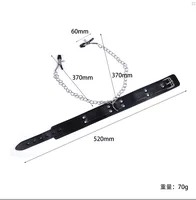 Erwachsene Spiele Sexy Spielzeug Für Frauen Paare BDSM Bondage Fetisch Kragen Kette Halsbänder Nippel Klemmen Vagina Klitoris Sex Produkte 2