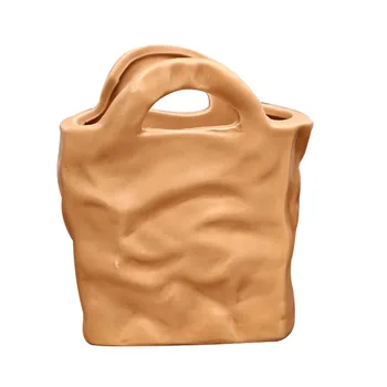 

Paper Bag Shaped Flower Pot Creative Plant Pot for Home Decor Cute Flowerpot LAD-sale