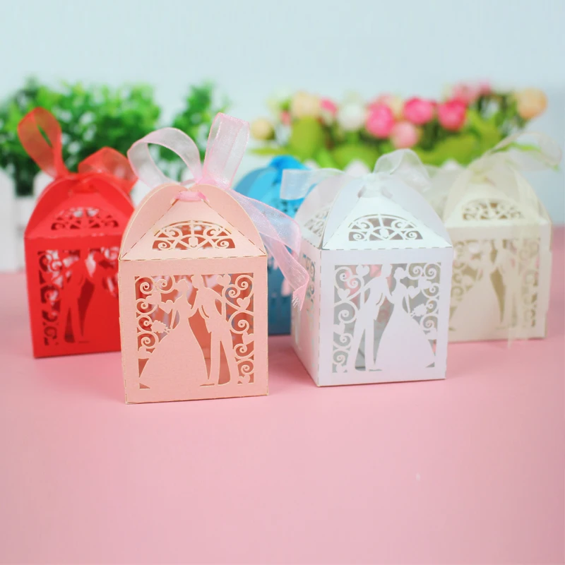 50 шт. картонные коробки для конфет|Подарочные сумки и упаковка| |