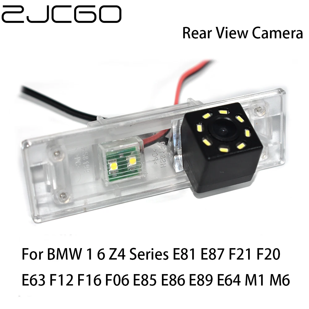 

ZJCGO Car Rear View Reverse Back Up Parking Camera for BMW 1 6 Z4 Series E81 E87 F21 F20 E63 F12 F16 F06 E85 E86 E89 E64 M1 M6