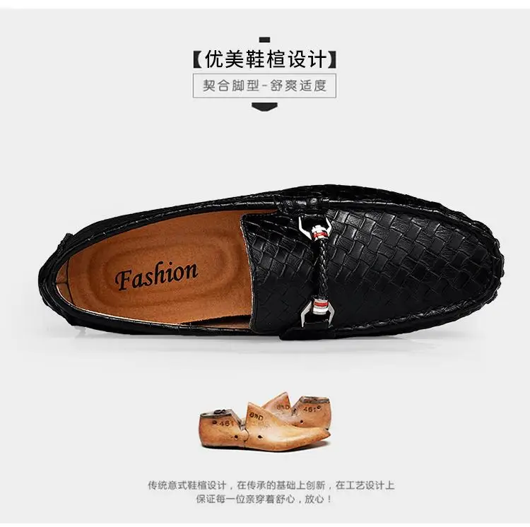 Mocassin homme/модные мужские повседневные кожаные туфли-лоферы в британском стиле; мужские мокасины без застежки; Уличная обувь; zapatos hombre; Цвет Синий