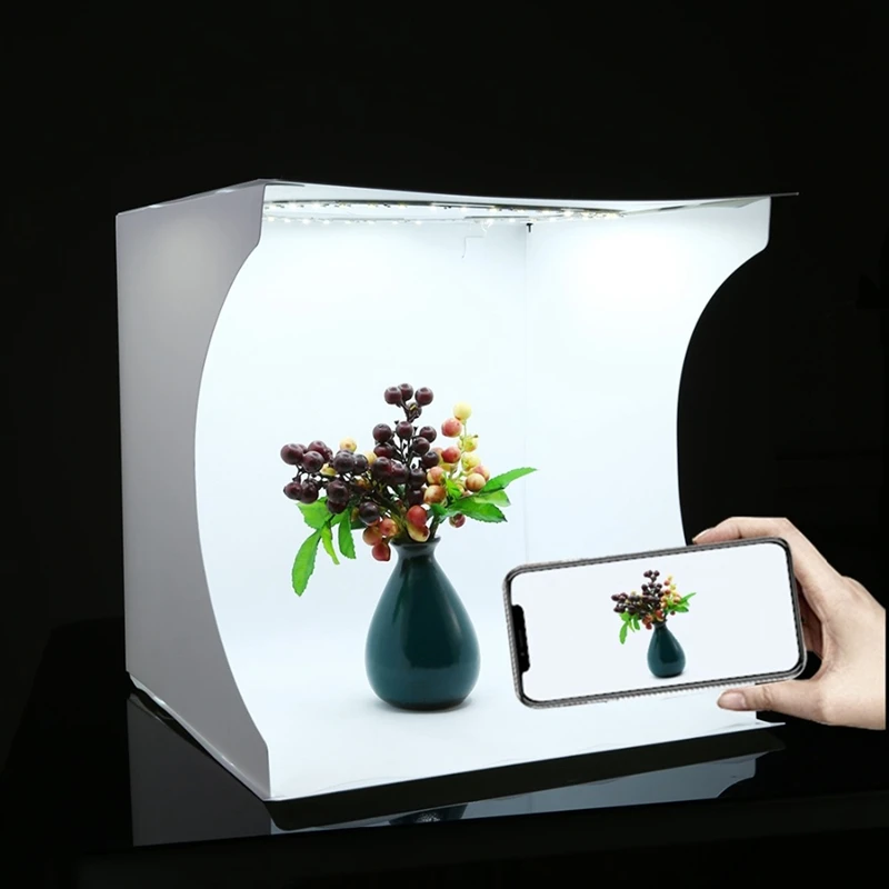 PULUZ 31x31 см лайтбокс мини складной фотостудия коробка фотография светодиодный 30 см лайтбокс-Студия комплект и 6 цветов фонов