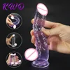 Soft Jelly Dildo Realistic Big Penis Dick Suction Cup Masturbator Anal Butt Toys G-spot Sex Toys for Woman sex shop 1
