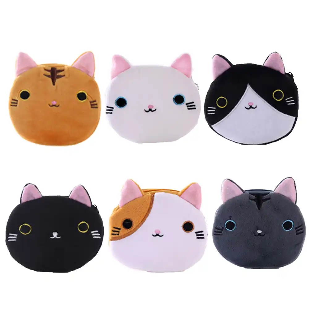Dompet Koin Kucing Imut Kartun Lucu Kantung Kartu Kunci Tas Koin Cantik Kantung Receh Dompet Kecil Tas Uang Untuk Tas Tangan Anak Perempuan Coin Purses AliExpress