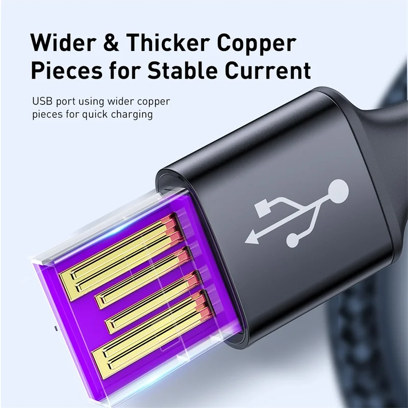 Baseus 5A usb type-C кабель для huawei mate 30 20 P30 P20 P10 Pro Lite 40 Вт Быстрая зарядка зарядное устройство USB-C type-C кабель провод шнур