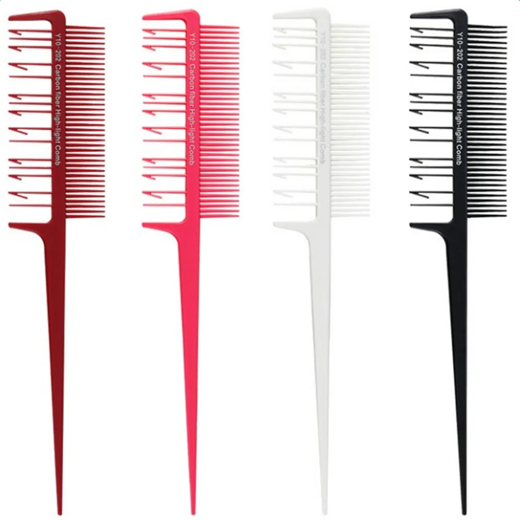 Premium 2-Way Weaving & Sectioning Foiling Comb for Hair Coloring, Highlighting, Balayage, Microbraiding & More Premium 2-Way Weaving & Sectioning Foiling Comb for Hair Coloring, Highlighting, Balayage, Microbraiding & More