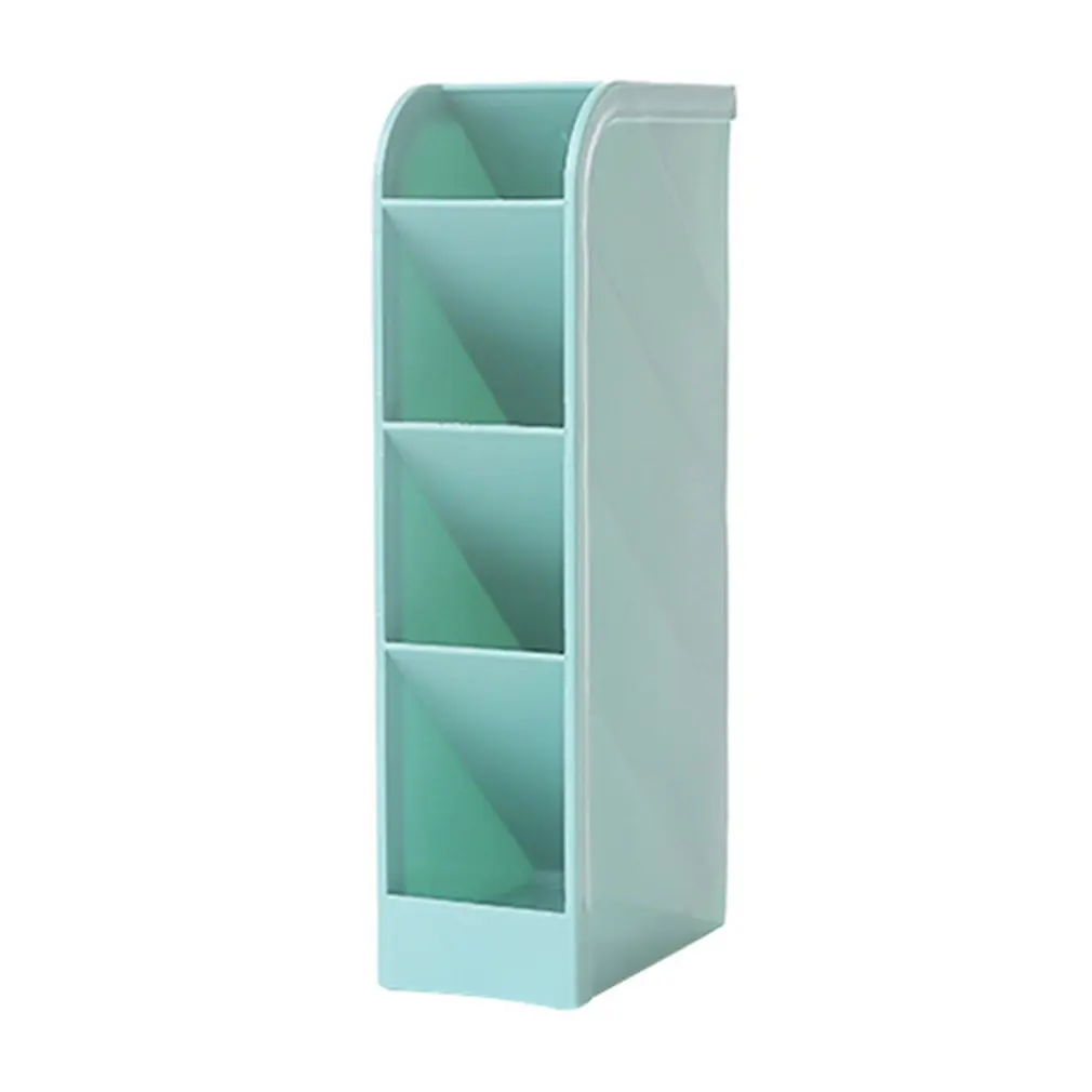 

New Creative 4 Grid Sub-grid Plastic Desk Organizer Desktop Office Pen Pencil Holder Makeup Storage Tray