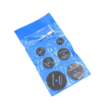 

New 6x HSS Saw Blades Cutting Discs Wheel+ 1 Mandrel Fr Metal Rotary Tool 40JE