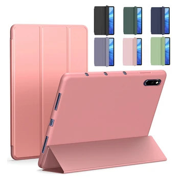 

Flip Leather Tablet Case For Huawei MediaPad M5 Lite 10 Silicone Smart Cover Shell Coque Media Pad M5 Lite 10.1 inch Fundas Capa