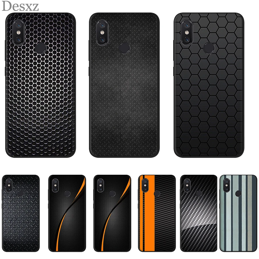 buy Phone Case TPU For Xiaomi Mi 6 8 A1 A2 A3 9T 5X 6X Lite Pro CC9E CC9 MAX 3 9 SE Cover Car Carbon Fibre Print