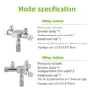 Aquarium Tank CO2 Valve Splitter Regulator Distributor Needle Fine Adjustment Valve for CO2 Regulator with 6 Way Outlets 4