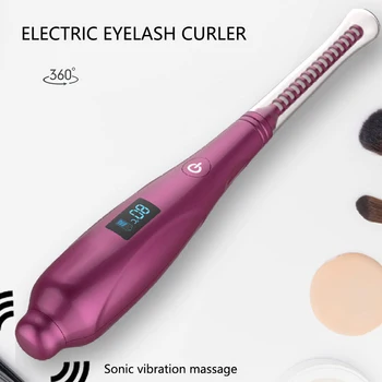 

Heated Eyelash Curler Mini USB Charging Electric Eyelash Curler with LCD Display for Quick Long Lasting Eyelash Curling