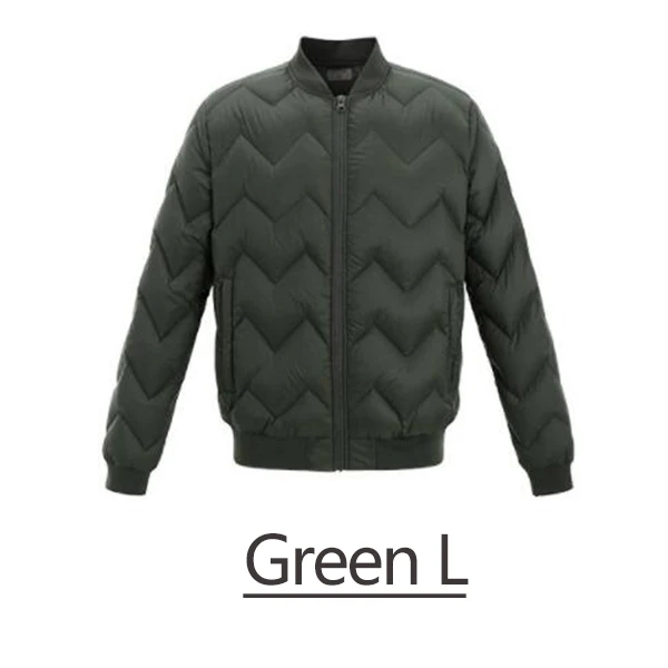 Green L Xiaomi Youpin Uleemark Man легкая куртка на гусином пуху мужская повседневная однотонная Модная стильная три цвета - Цвет: Green L
