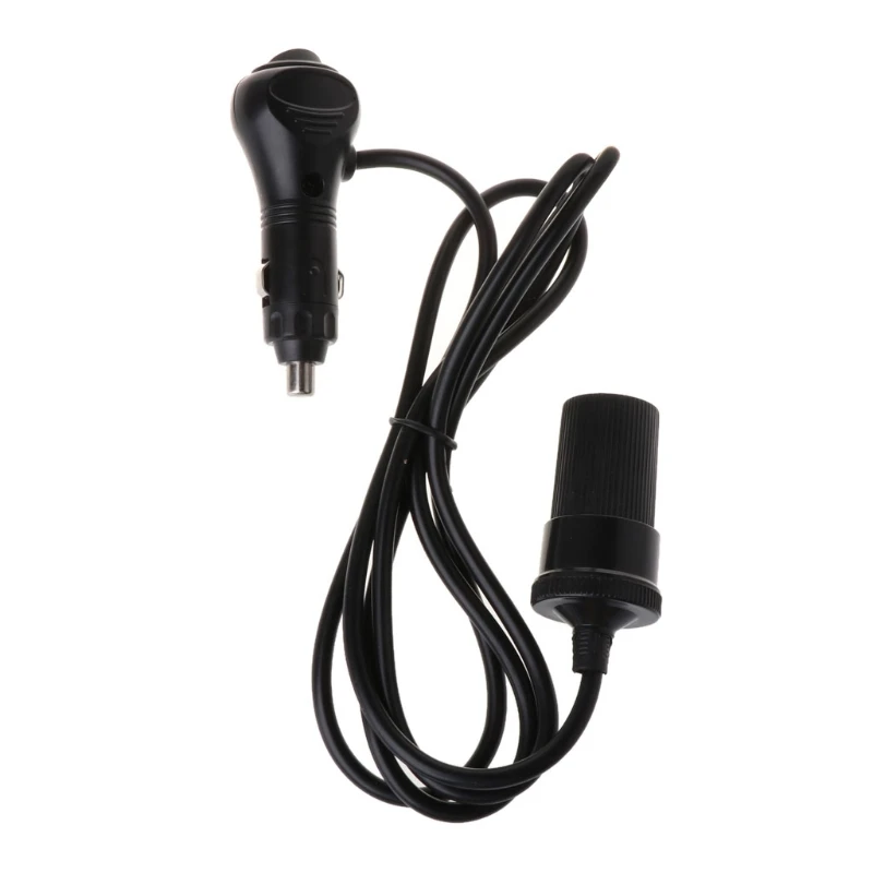 

12V 24V Car Cigarette Lighter Adapte Cable Plug Socket With ON-OFF Switch Button Automobiles Cables Adapters Sockets