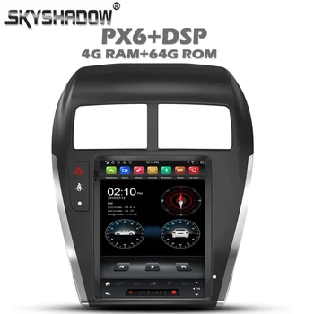 

Vertical Tesla PX6 Car DVD Player DSP IPS Android 9.0 4G + 64G GPS map RDS Radio wifi Bluetooth 5.0 For MITSUBISHI ASX 2013-2018