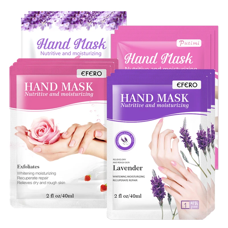 

Putimi Hand Mask Moisturizing Whitening Mask for Hand Exfoliating Dead Skin Calluses Hand Gloves Hands Spa Cream Skin Care