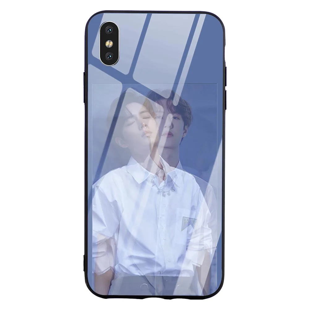 Чехол для телефона Xiao Zhan Wang Yibo iPhone XR Xs Max X 6 6S 8 Plus 7 5S 5 SE 11 Pro из закаленного