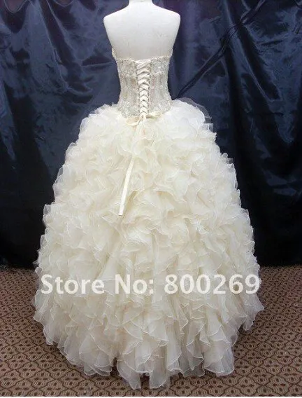 Милое платье из органзы с оборками и бисером на заказ, vestido de renda festa, сексуальное свадебное платье,, платья для матери невесты
