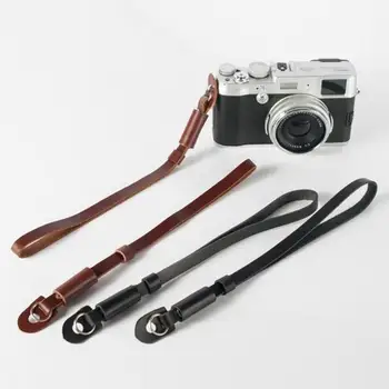 

Genuine nylon & Leather Camera Wrist Hand Strap Universal Camera Carrying Belt Wrist Strap Grip Band for Sony/Lumix/Nikon/Canon
