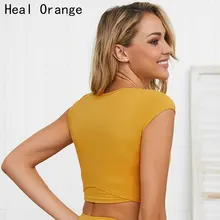 Женский спортивный Топ Джерси Женская футболка укороченный топ Йога фитнес-Спорт безрукавная майка сорочка Беговая тренировочная одежда для женщин