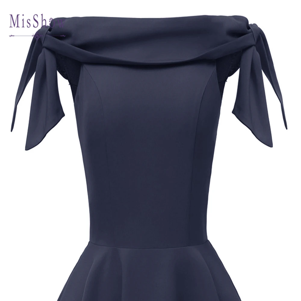 Новые поступления, элегантные длинные платья для выпускного вечера, vestido de festa Longe, официальное вечернее платье De Soiree Longue, реальные фотографии CPS1418 - Цвет: Navy Blue