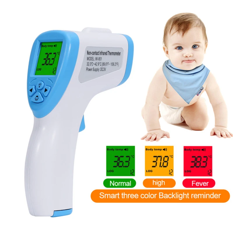 

IR Thermometer Portable Non-contact Baby Forehead Infrared Thermometer Device Digital Measure Thermometer For Baby Adult