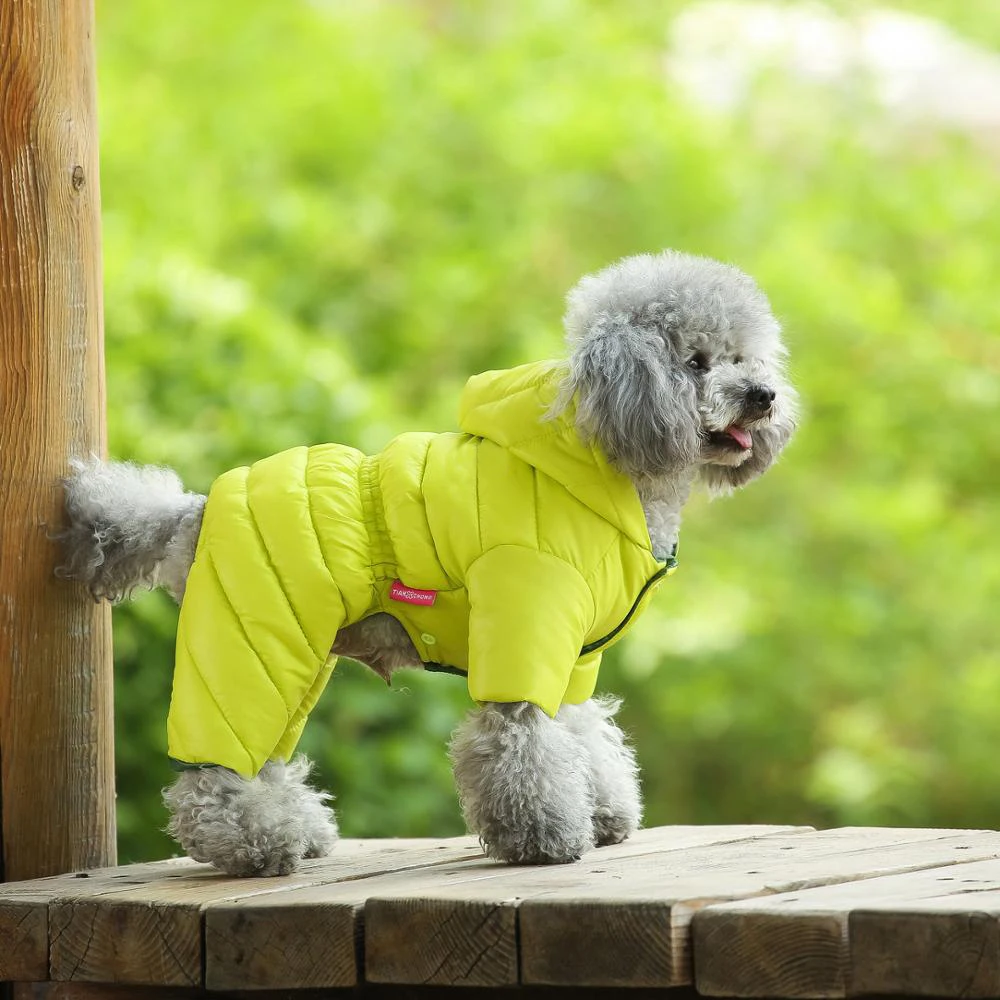 Dog Clothes Winter Dog Hoodies Jacket For Small Padded Warm Cotton Outfit Coat For French Bulldog Chihuahua Pet Clothes