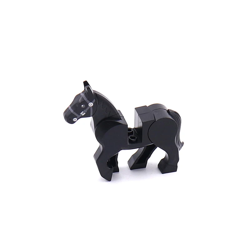 Одиночная продажа Enlighten Horse Wild Animal MiniFigure Military SWAT MOC строительные блоки кирпичи