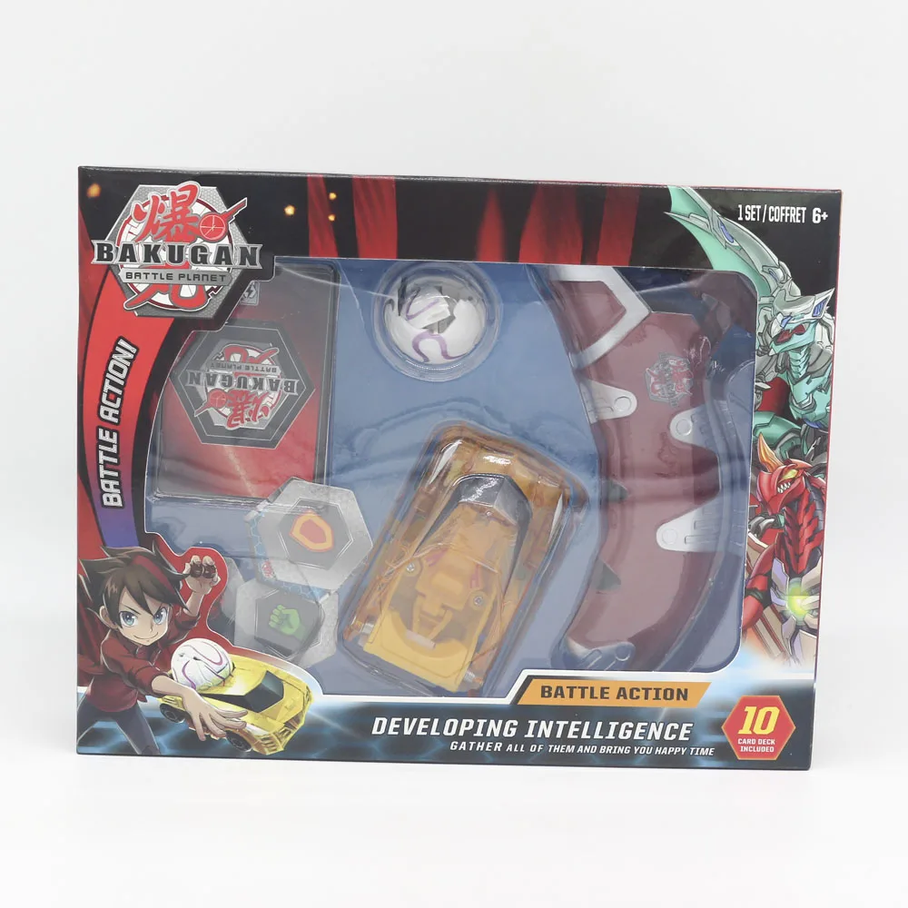 TAKARA TOMY batch Planet Toys бакуган Ball Dragon ID BAKUGAN Brawlers стартовый пакет Юла игровые игрушки для детей - Цвет: handle car ball A