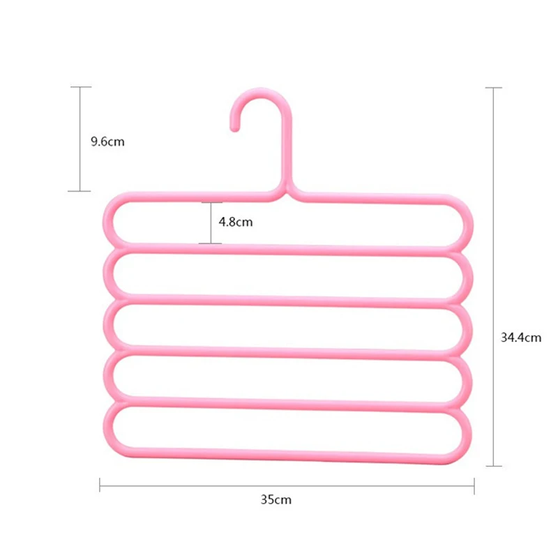5 слоев Нескользящая многофункциональная одежда вешалки брюки вешалки для хранения вешалка для одежды многослойный шарф для хранения вешалка для галстука 1 шт