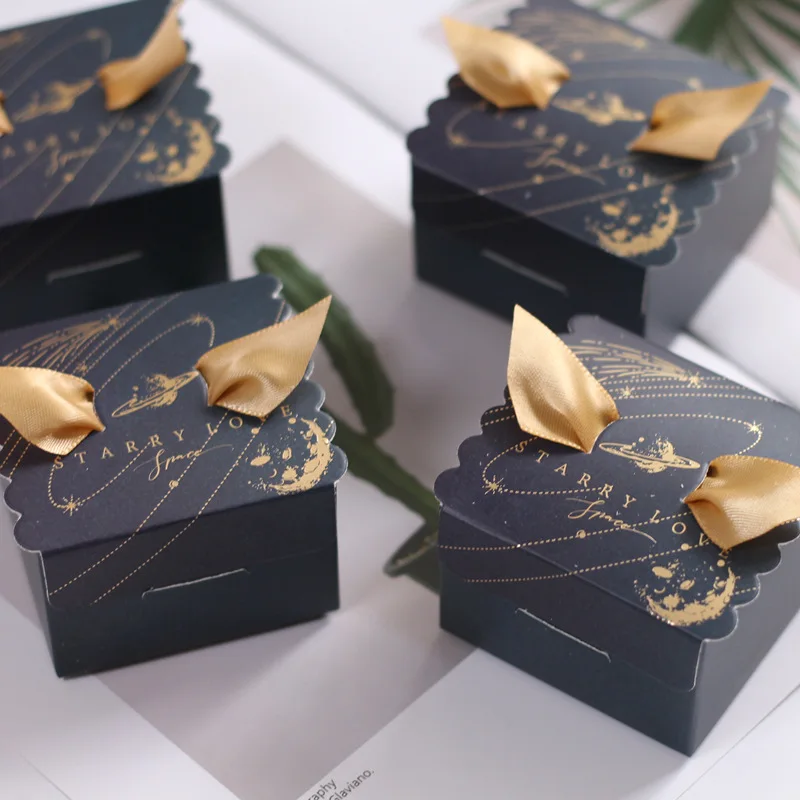 10 шт./лот, европейские небольшие свежие свадебные принадлежности, квадратная Подарочная коробка для конфет, Рождественская коробка для конфет, Рождественская Подарочная коробка с ручками