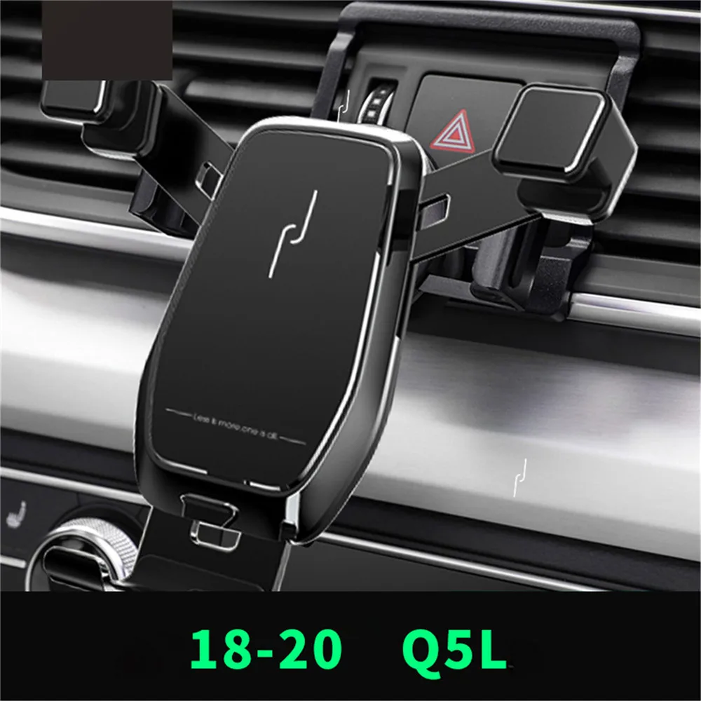 car mobile holder Smartphone Holder Horizontal Vertical for Audi For Audi A3 /Q2L /A1 /A4L /A6L /Q5L Metal 360 Degree Gravity Phone Bracket Mount smartphone stand