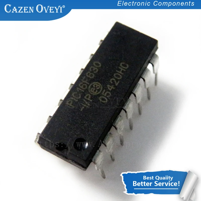 

5 шт./партия PIC16F630-I/P PIC16F630 DIP-14 новая Оригинальная IC в наличии