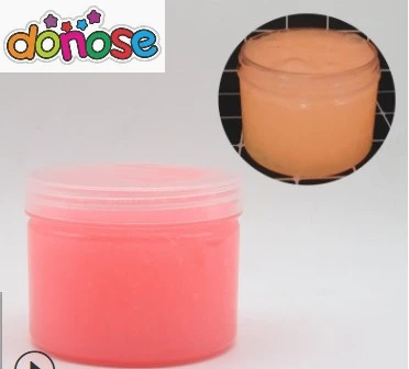 300ML ORANGE Горячая NoctilucenceCrystal слизь игрушки чистый мед слизь пчела полимерный инструмент для работы с глиной слизь клей грязь слизь шпатлевка DIY игрушка - Цвет: 300ML ORANGE