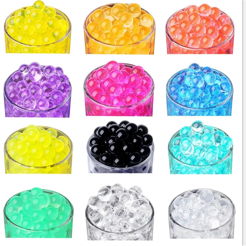 30,000pcs Water Beads Clear Pearls Growing Crystal Soils