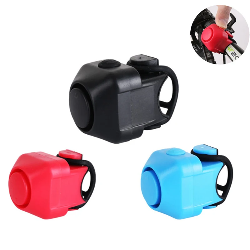 

Newest Durable Bicycle Bell Warning Safety Bike Handlebar ABS Ring Bell Mini Electric Horn Handle Bar Alarm Cycling Accessories
