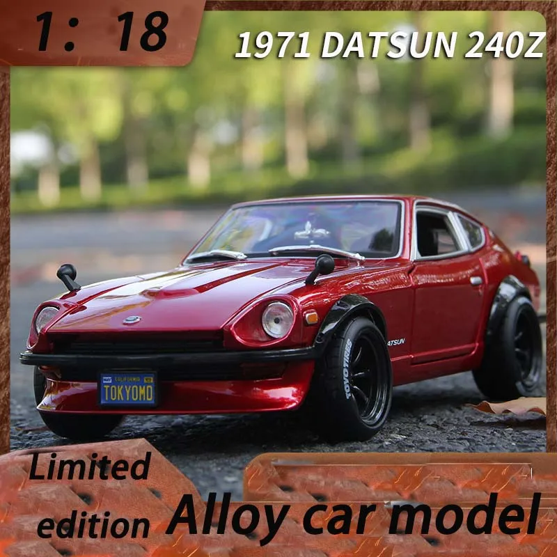直売超安い 日産ダットサン240z 1 18用ダイキャストモデルカー キッズギフトコレクション オーナメントディスプレイ 金属 プラスチック ゴム 1971 今売れている商品 Renoveacabamentos Com Br