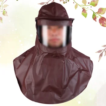 

Oil Proof Mask Acid and Alkali Resistant Cape Waterproof Head Neck Cover Cloak