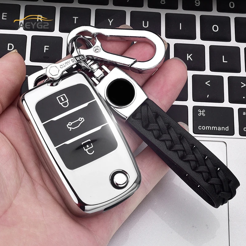 Funda de TPU suave para llave remota de coche, carcasa completa para Changan CS75, Eado, CS35, Raeton, CS15, V3, V5, V7, accesorios para llave inteligente