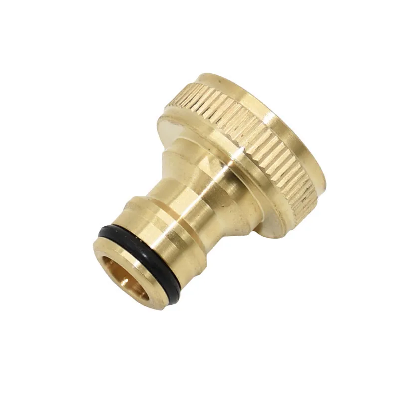 Female thread 3/4" 1" quick connector brass garden nipple connector watering garden tap fitting 1pcs