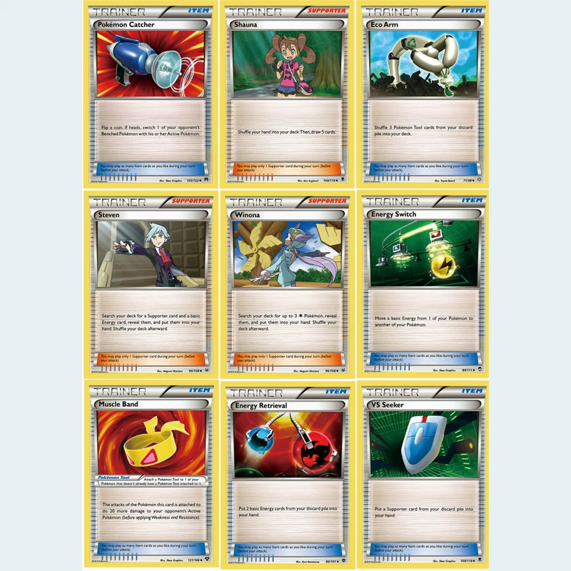 50 карт/набор Покемон PTCG batch N Card 10 энергетические карты различные карточки для реквизита тренажер карты детские игрушки подарки