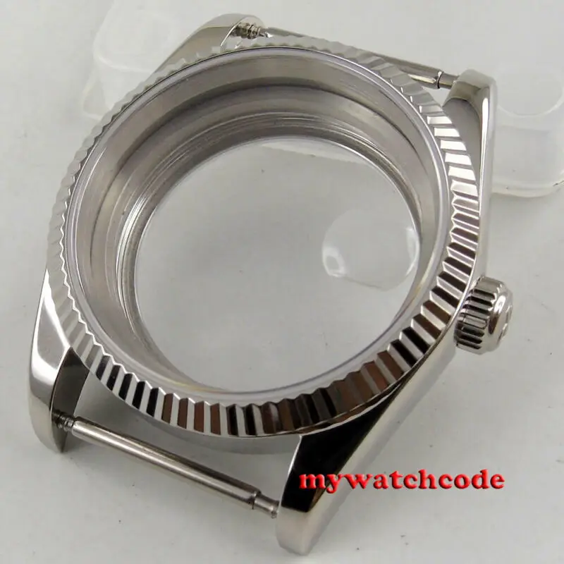 36 мм PARNIS 316L часы с сапфировым стеклом чехол Soild Fit ETA 2824 2836 8215|Часы Чехлы| |