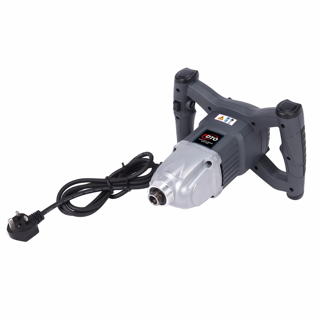 1600W 6 Speed Paddle Electric Mixer Stirrer Handheld Plaster Mortar Coating Mixer Industrial Mortar Mixer For Concrete Cement